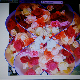 自作のフラッシュですの画像