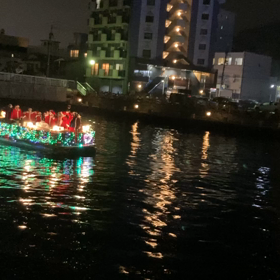 川からサンタがやってきた！の画像