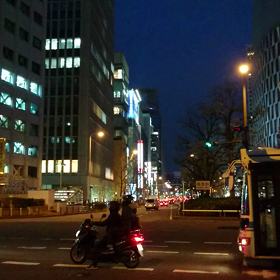 阪急前(曽根崎あたり)の画像