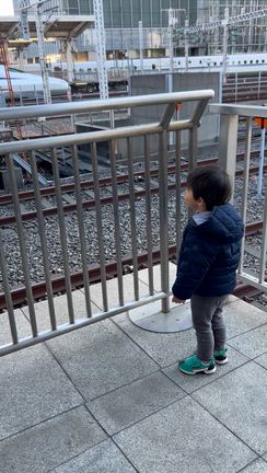 2歳児と東京駅で新幹線見学★の記事動画
