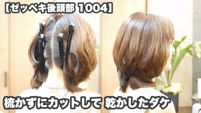全ての毛先をパツンと切り揃えた段カット！本当に「梳かない」「ヘアセット無し」【1004】の記事動画