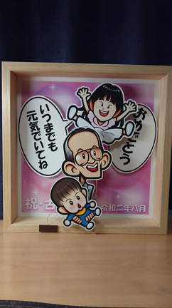 お父さんの古希祝いの記事動画