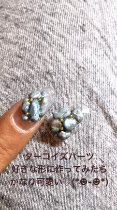 アクリルパウダーとジェルアートの記事動画