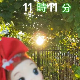 11月11日11時11分パワー届け✈️❤️の画像