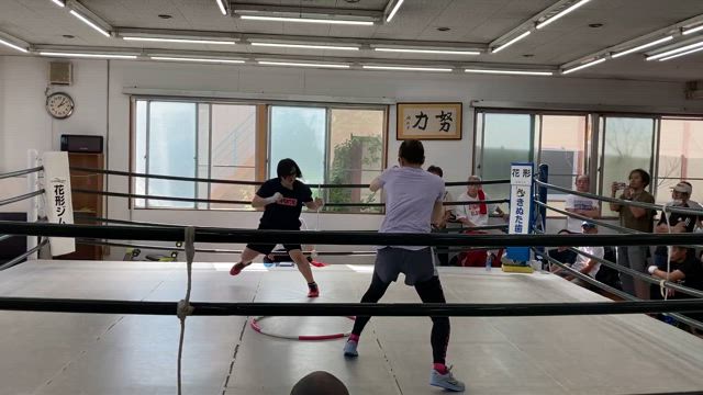 エアボクシングオープン戦in花形ジムの記事動画