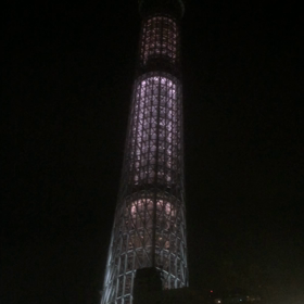 スカイツリーの電気が消えた。の画像