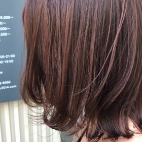 ボルドーカラーの画像