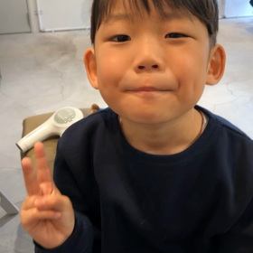 子供カットの画像