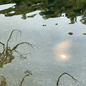 流れの変化の画像