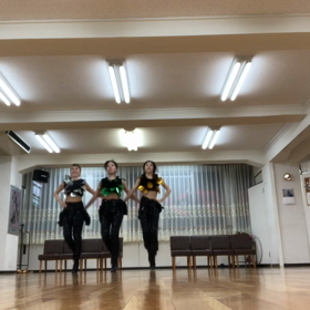昨日のプレスタ練習〜(^^)衣装つけてみました(^^)の画像