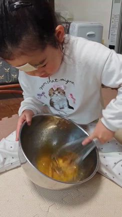 明日の「コード分析講座」を控えて、連休は孫娘と『米粉パンケーキ作り』と『体操教室』の記事動画
