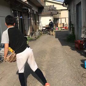 キャッチボールの画像