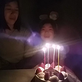 杏ママ誕生日動画の画像