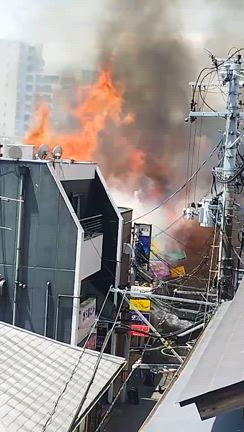 怖い怖い！燃えちゃうよ！の記事動画