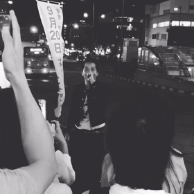 ぱんち☆ゆたか 路上ライブの画像
