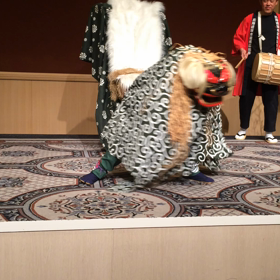 獅子舞の画像