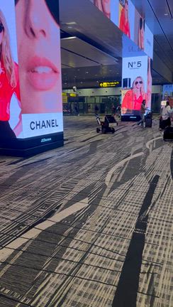 チャンギ空港にある野良の車椅子の記事動画