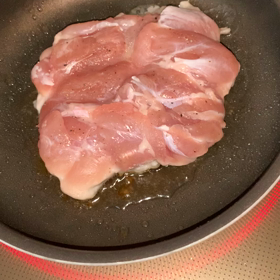 話題の30分チキンを鶏モモ肉でやってみたの画像