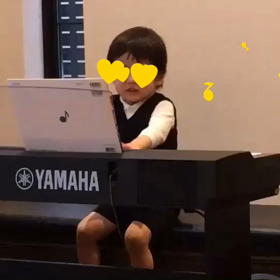 作曲中の画像