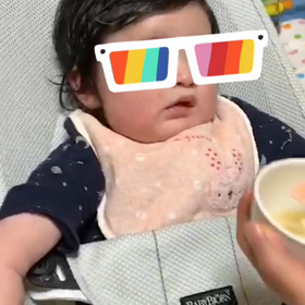 4m26d  麦茶デビューの画像