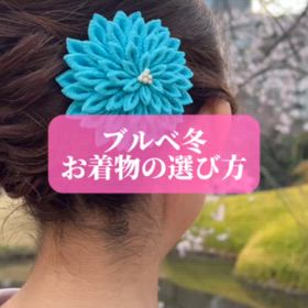 ブルベ  冬　着物の選び方の画像