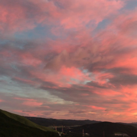 夕焼けの画像