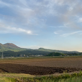 昨日の阿蘇谷の画像