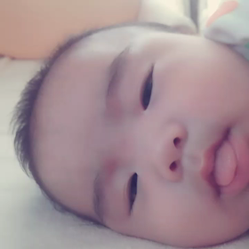 初公開な動く三男くんの画像