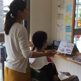 診断の様子②動画。カラー診断ってどんな風にするの？の画像