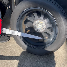 ホイールのドライ洗浄③の画像