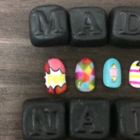 2016流行‼︎柄✖︎柄 ♡tacky nail♡の画像