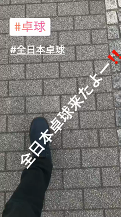 全日本卓球へ。の記事動画
