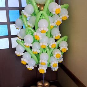 すずらん　バルーンブーケディスプレイの画像