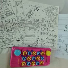 「千本桜」ポケットミュージックの鍵盤演奏to:黒うさの画像