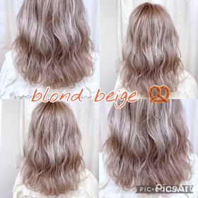 ブロンドベージュの画像