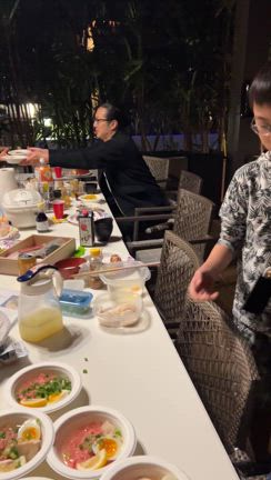 有名シェフとそうめんパーティー＠ハワイの我が家の記事動画