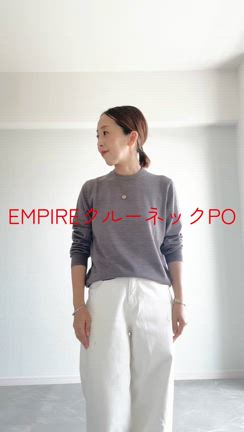 ホワイトデニムでトーンUP、ニュアンスカラーニットの着回しcoordinate♪の記事動画