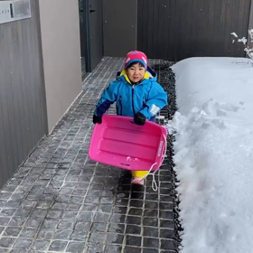 5歳3ヶ月10日目〜大雪が降りました〜の画像