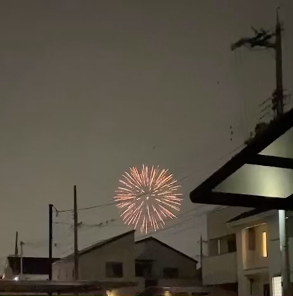 季節外れの花火？の記事動画