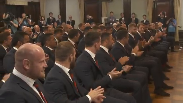 キャップの贈呈@RWC2029 Team Welcome Ceremonyの記事動画