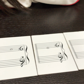 単音 おんぷカード読みの画像