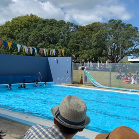 スイミング大会の画像