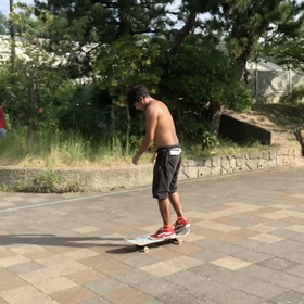 今朝のスケート動画の画像