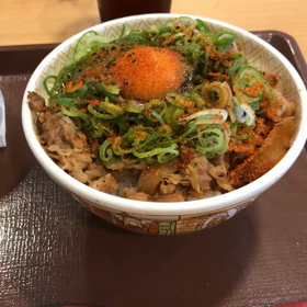 すき家の隠れメニューのキング盛りを食べて見ました(^-^)の画像