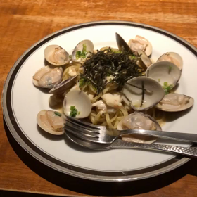 岐阜市のお忍びダイニングANAGURA 鯛とハマグリのパスタを食べました（＾ω＾）の画像
