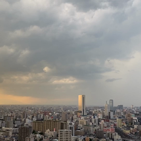 2020.8.21.目まぐるしい空模様の画像