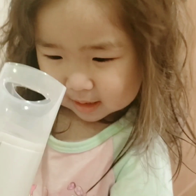 子供の乾かし方の画像