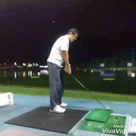ラウンド二日前の練習の画像