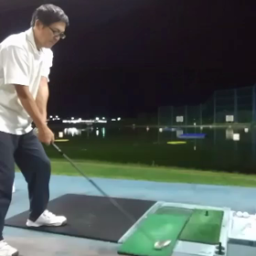 ラウンド前日練習の画像