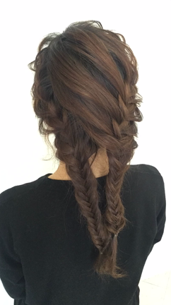 プロセス　hair arrange &amp; hair set　“ヘアアレンジ&amp;へアセット”の記事動画